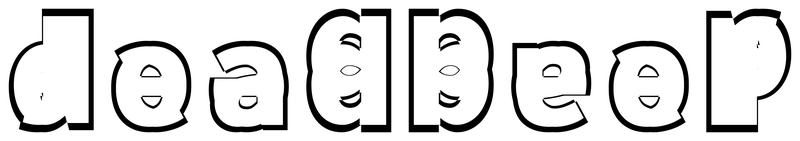 Ambigram for deadbeef in Sourcesanspro-black